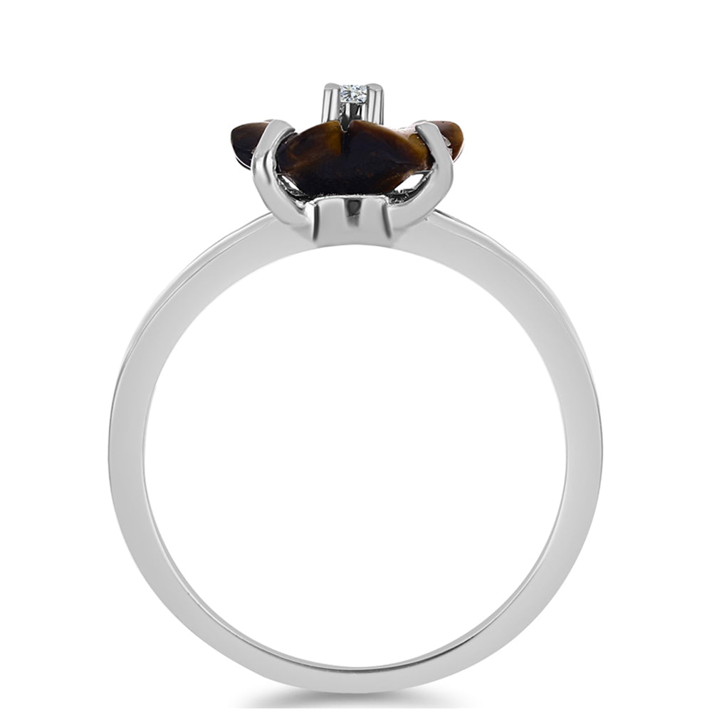 HopeaSormus Picasson Jasperilla ja Valkoisella Topaasilla 2 