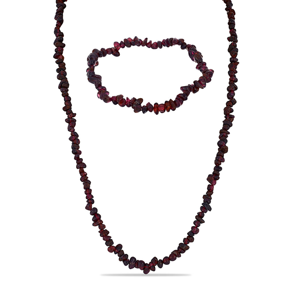 Setti Barton Granaatilla ( Kaulakoru+Rannekoru ) 1 