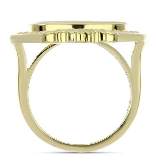 Kullattu hopeaSormus Helmiäisellä