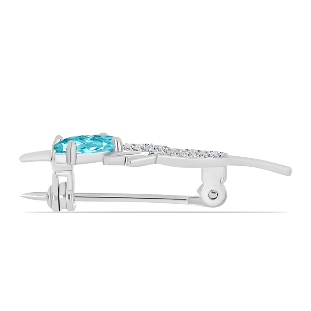 HopeaRintaneula Paraiban Kvartsilla ja Valkoisella Topaasilla 2 