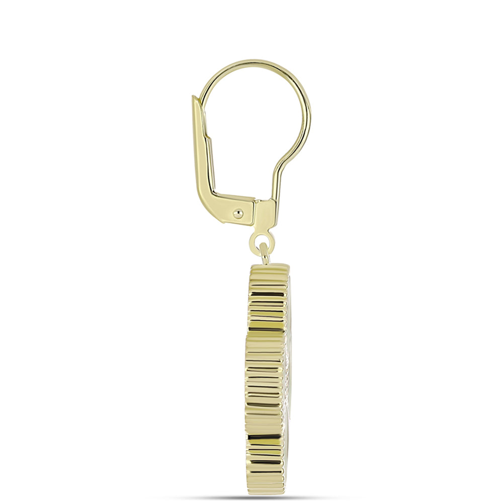 Kullatut hopeat Korvakorut Helmiäisellä 2 