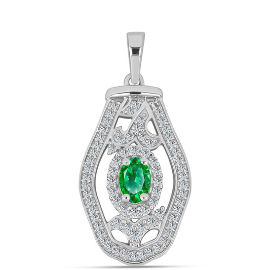 HopeaRiipus Kijani Granaatti ja Valkoisella Topaasilla