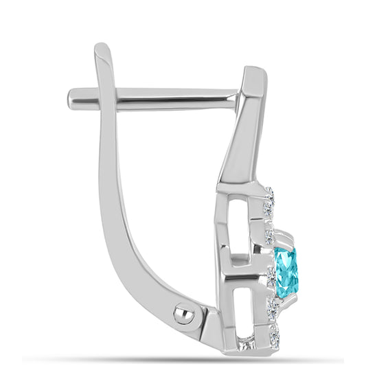 HopeaKorvakorut Paraiban Kvartsilla ja Valkoisella Topaasilla