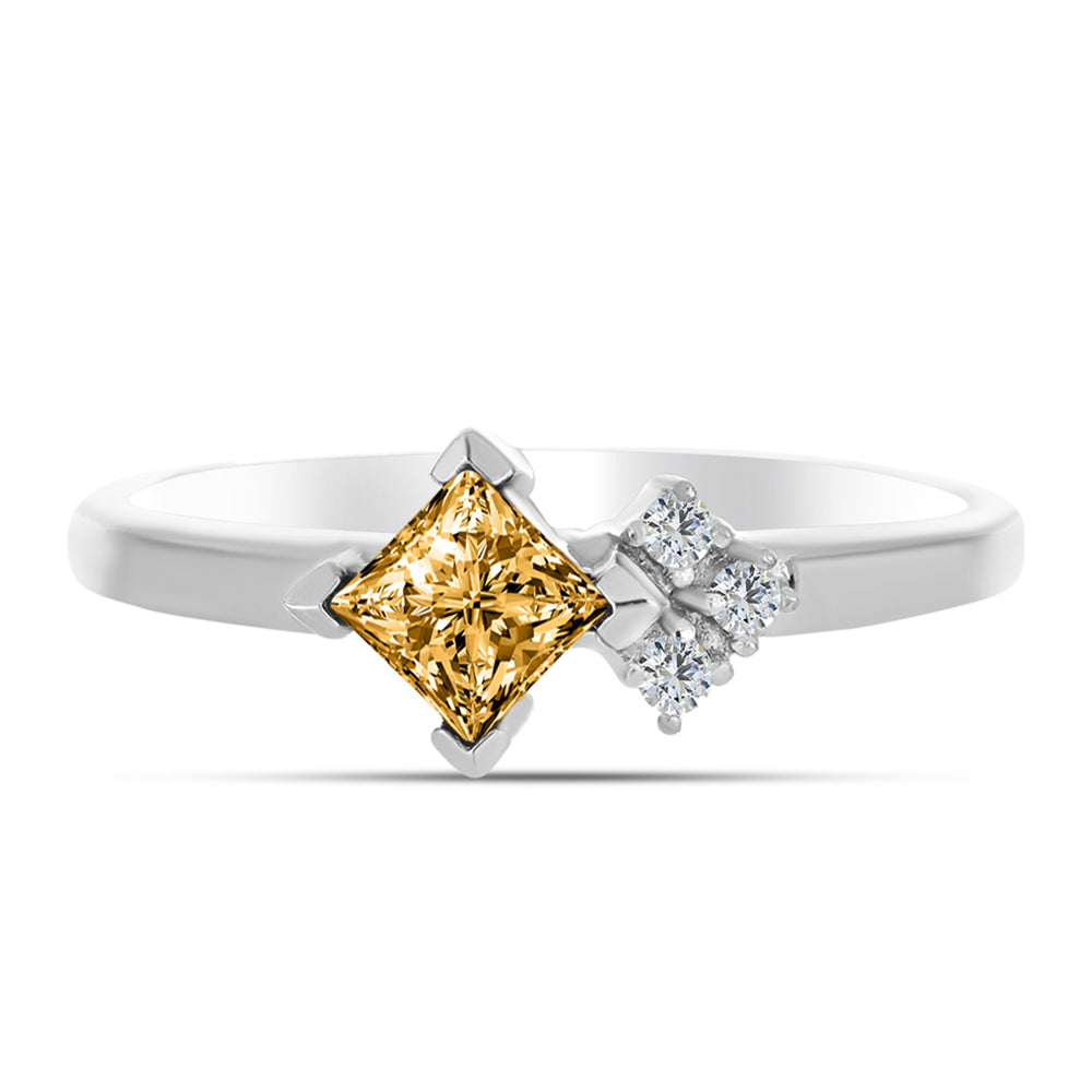 HopeaSormus Moissanite-samppanja ja Valkoisella Topaasilla 1 