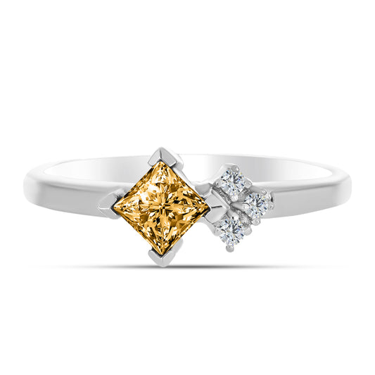 HopeaSormus Moissanite-samppanja ja Valkoisella Topaasilla