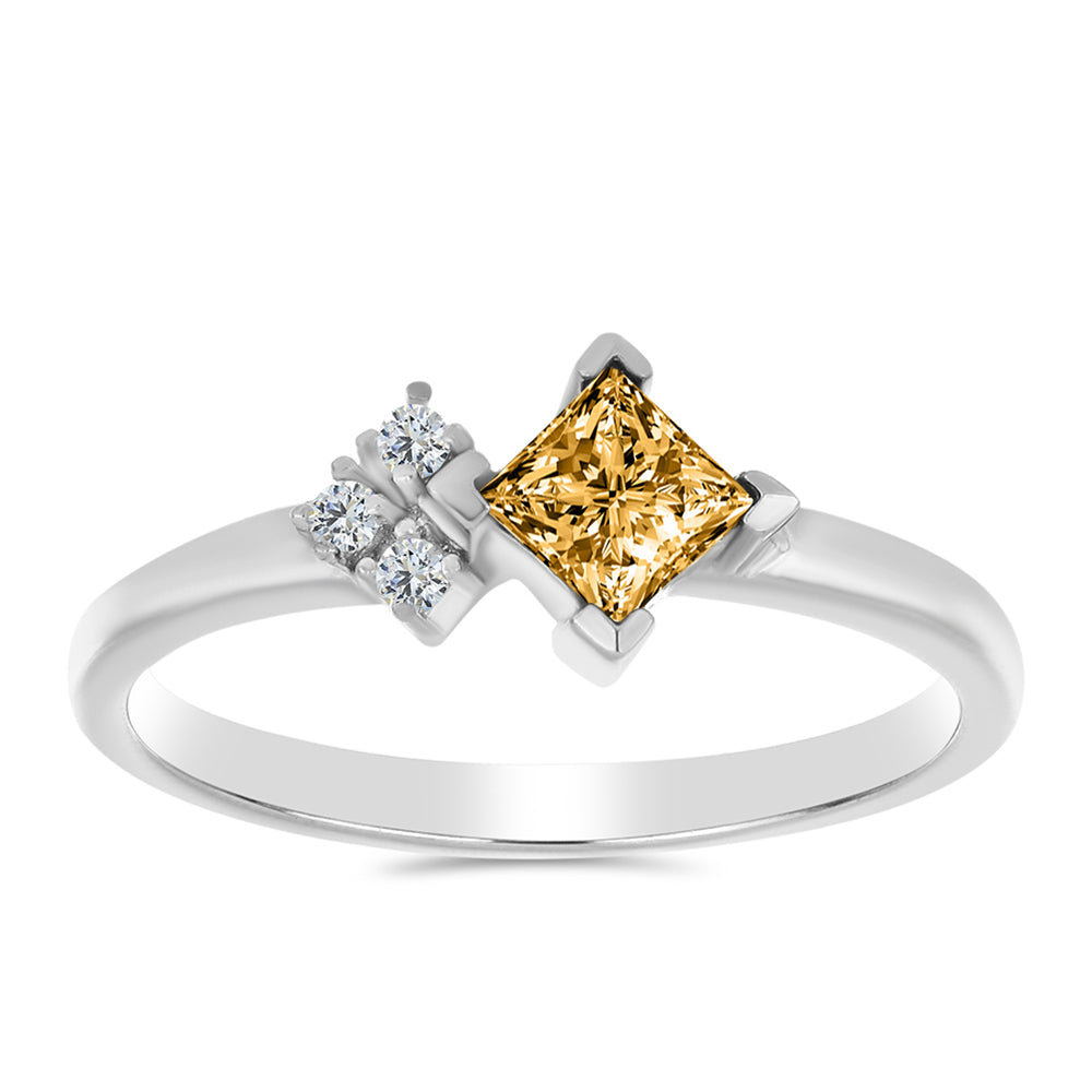 HopeaSormus Moissanite-samppanja ja Valkoisella Topaasilla 3 