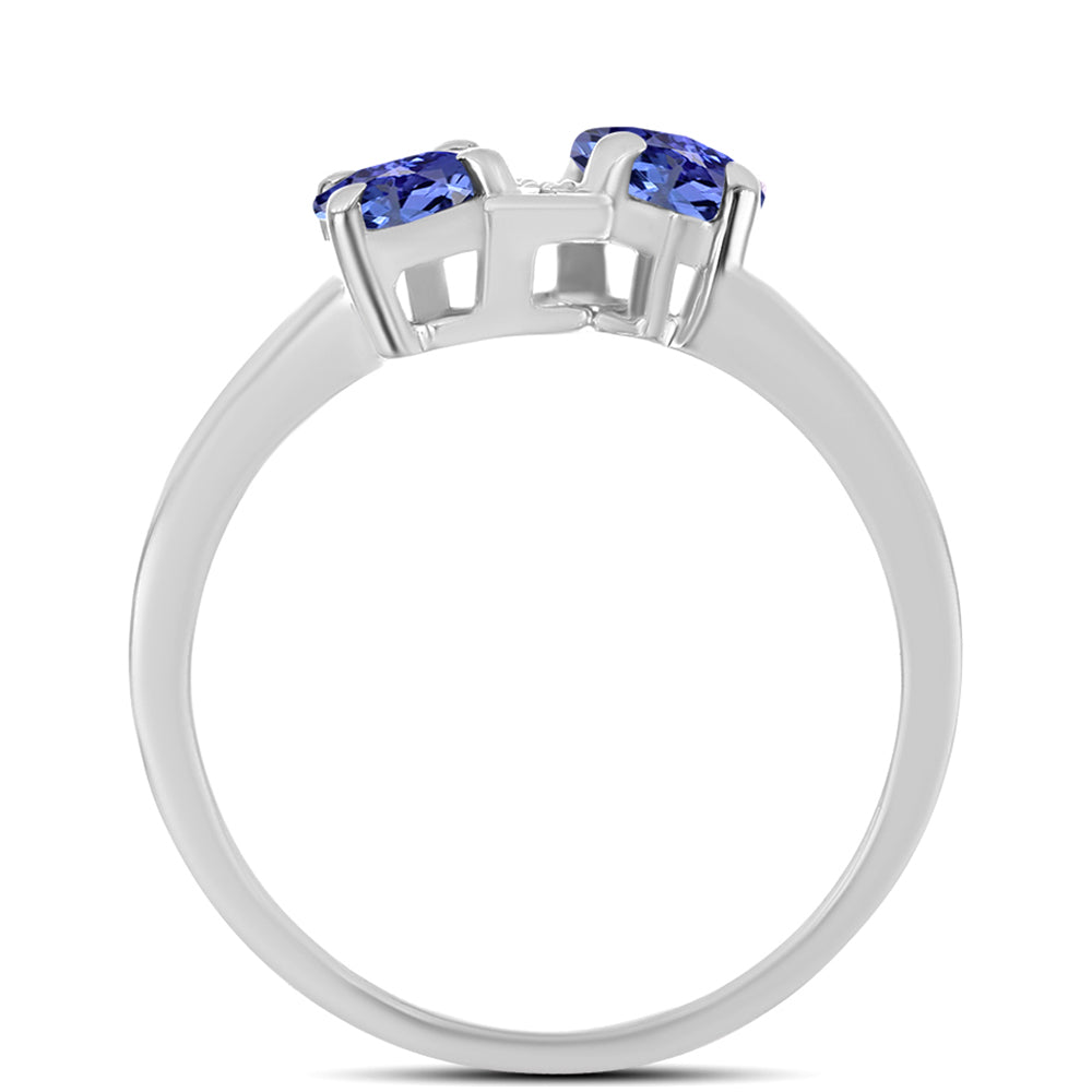 HopeaSormus AAA Tansaniitilla ja Valkoisella Topaasilla 2 