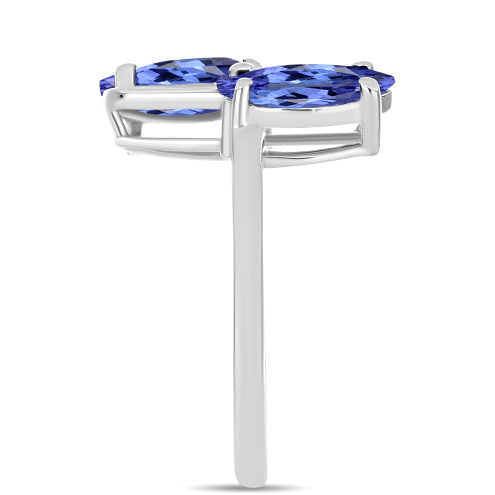 HopeaSormus AAA Tansaniitilla ja Valkoisella Topaasilla 4 