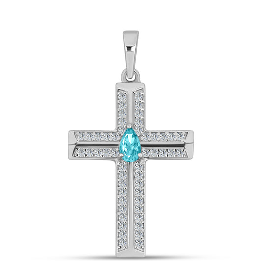 HopeaRiipus Paraiban Kvartsilla ja Valkoisella Topaasilla