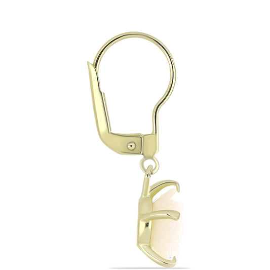 Kullatut hopeat Korvakorut Helmiäisellä