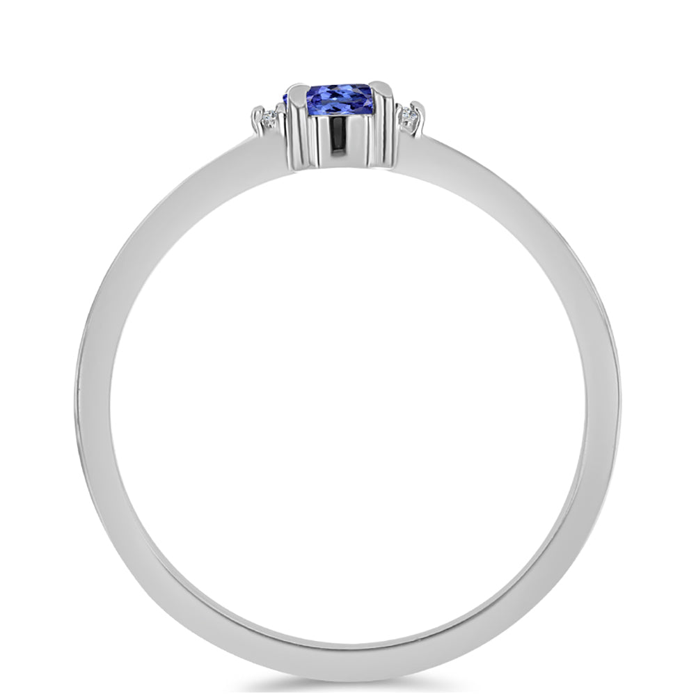 HopeaSormus AAA Tansaniitilla ja Valkoisella Topaasilla