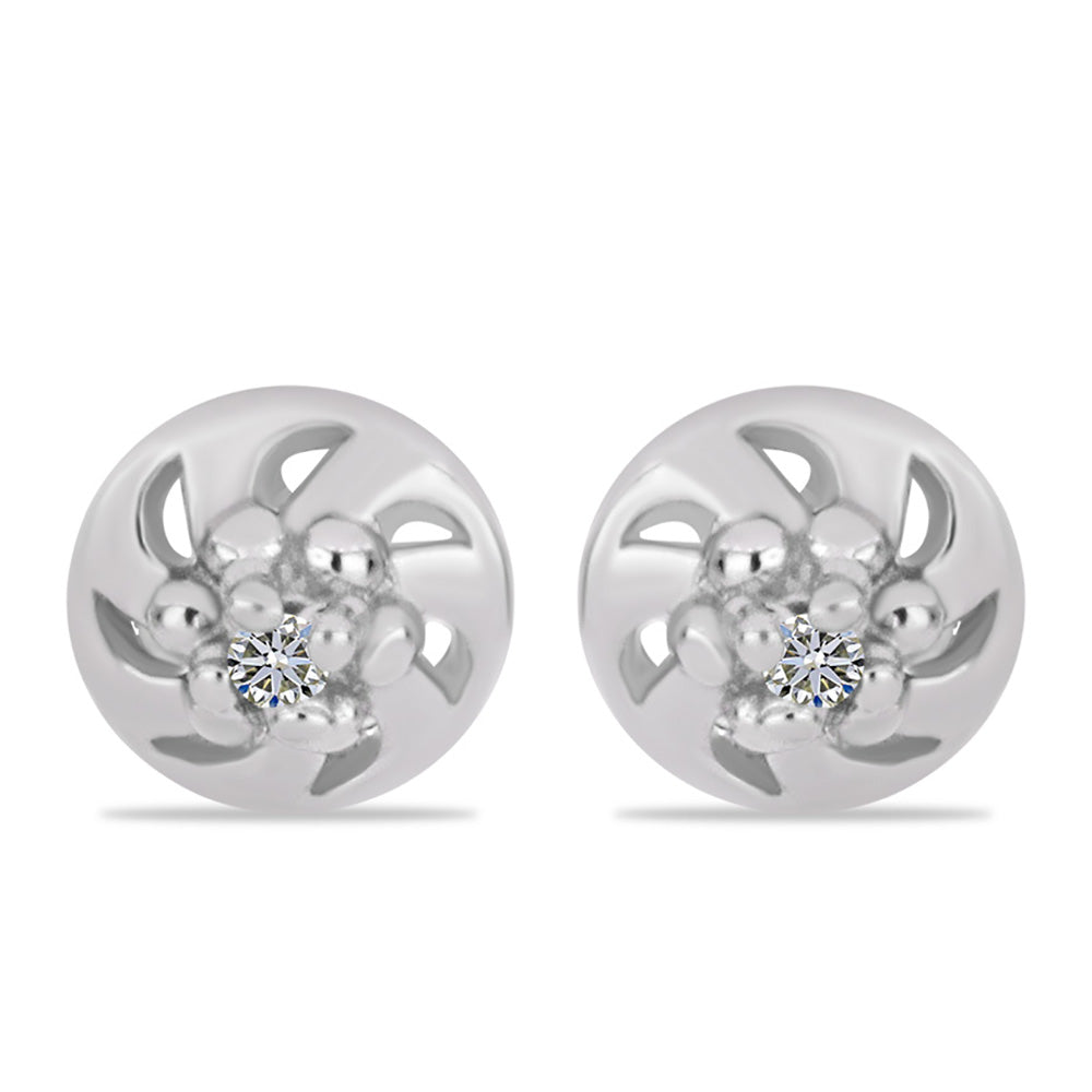 HopeaKorvakorut Valkoisella Timantilla