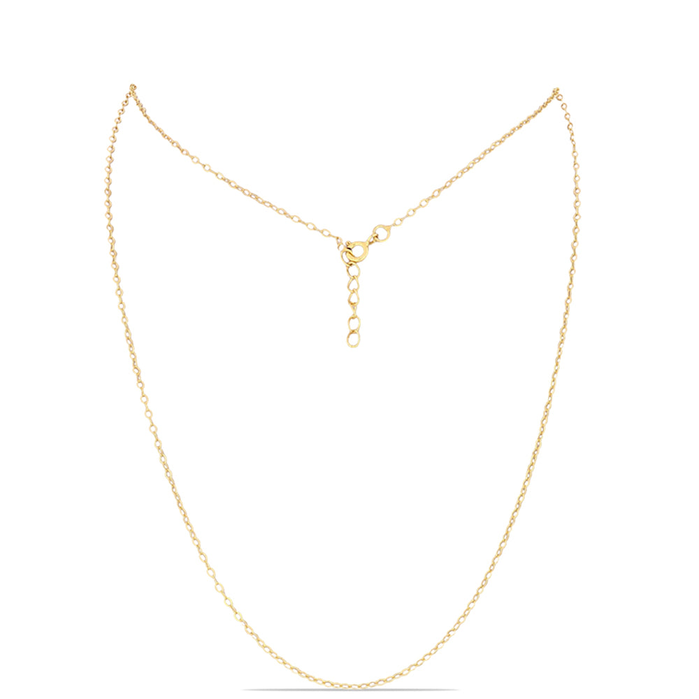 Kullattu hopeaKaulaketju 1 