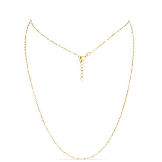 Kullattu hopeaKaulaketju