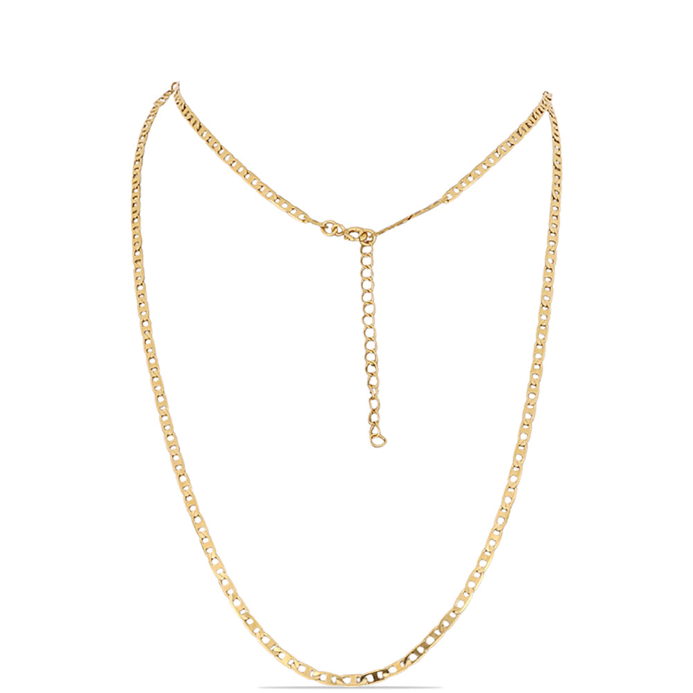 Kullattu hopeaKaulaketju 1 