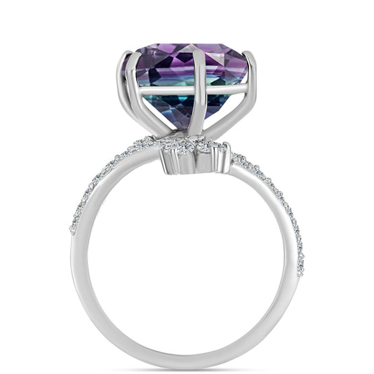 HopeaSormus Zebra Fluoriitilla ja Valkoisella Topaasilla