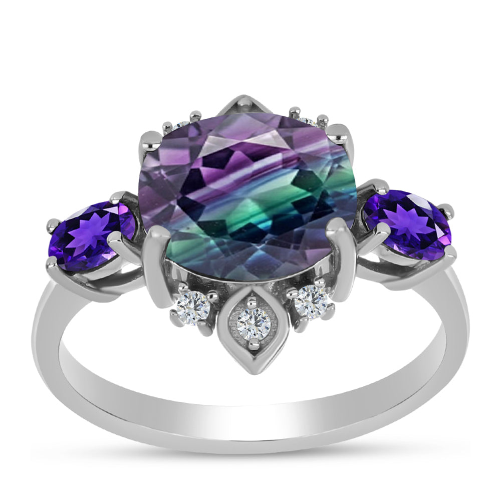 HopeaSormus Zebra Fluoriitilla ja Marokon Ametistilla 3 