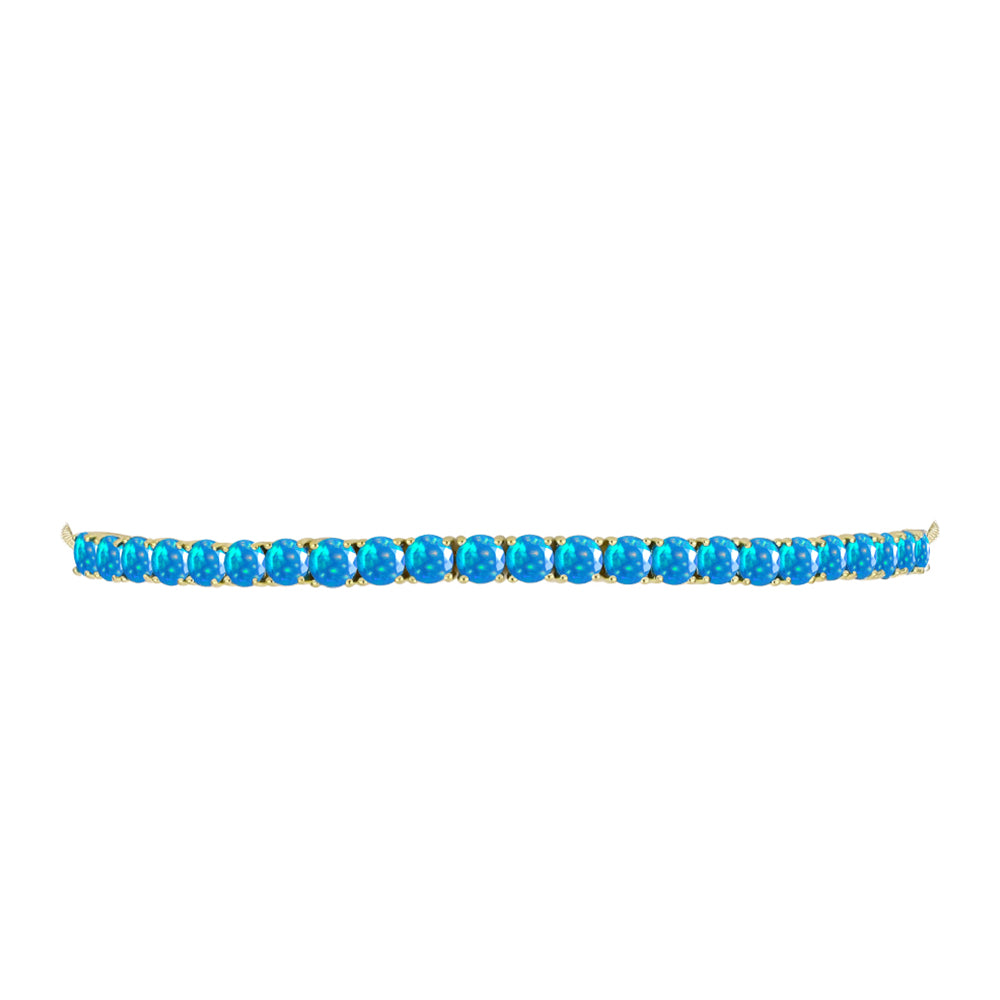 Kullattu hopeaRannekoru Etiopialaisella Paratiisiopaalilla 2 