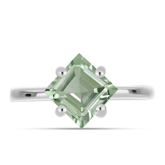 HopeaSormus Vihreällä Ametistilla