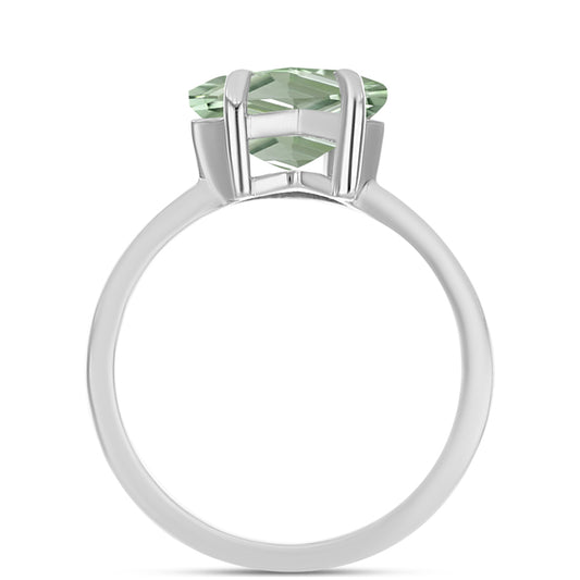 HopeaSormus Vihreällä Ametistilla