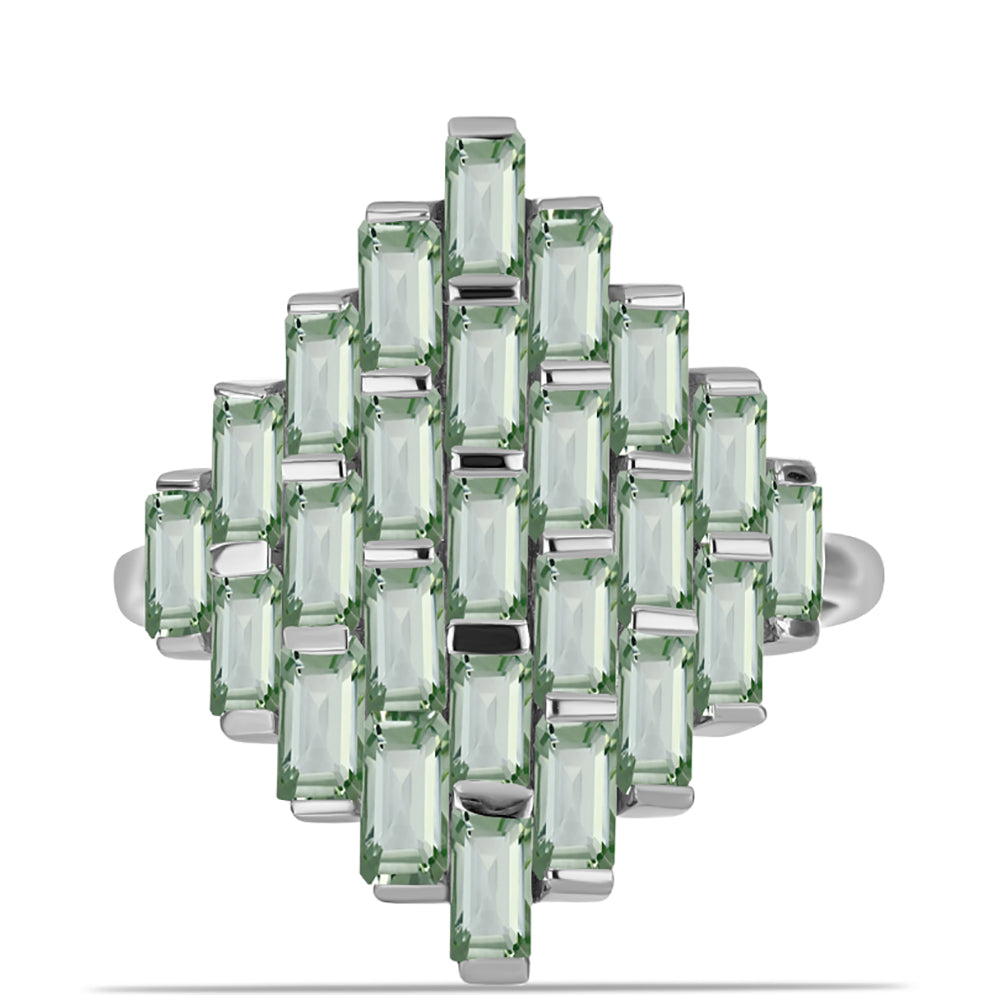 HopeaSormus Vihreällä Ametistilla