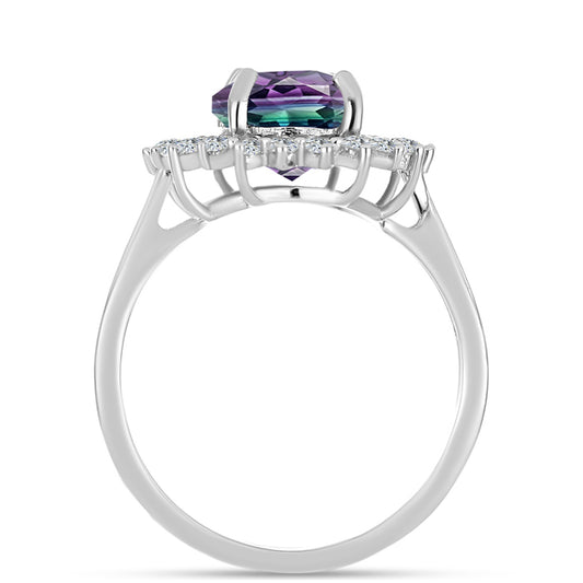 HopeaSormus Zebra Fluoriitilla ja Valkoisella Topaasilla