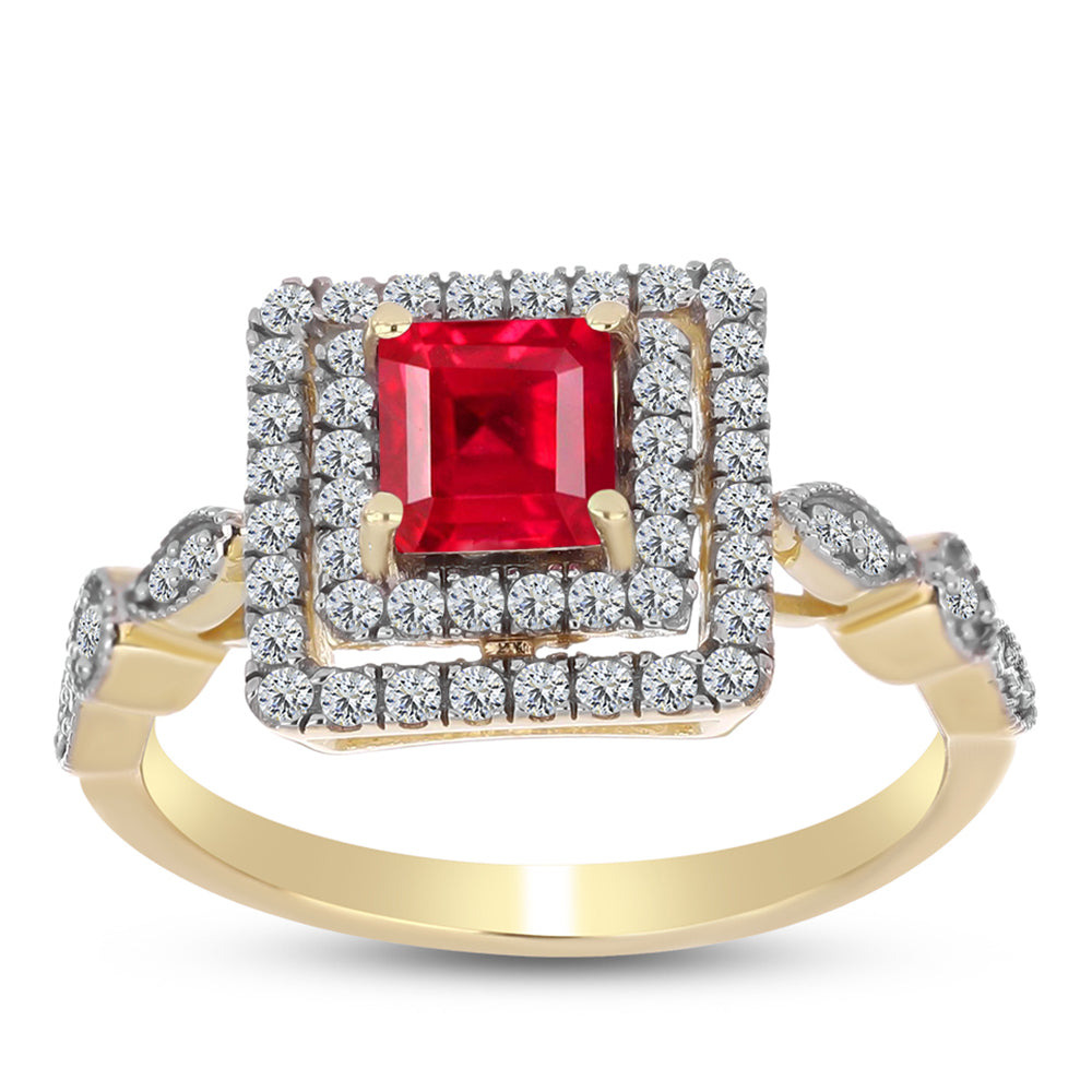 Kullattu hopeaSormus Punaisella Akaatilla ja Valkoisella Topaasilla