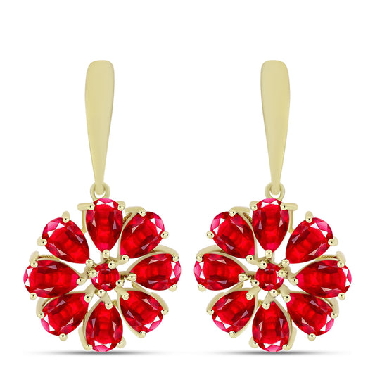 Kullatut hopeat Korvakorut Punaisella Akaatilla