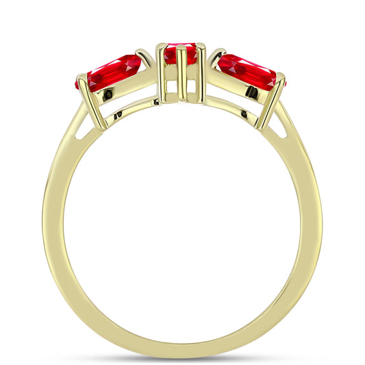 Kullattu hopeaSormus Punaisella Akaatilla