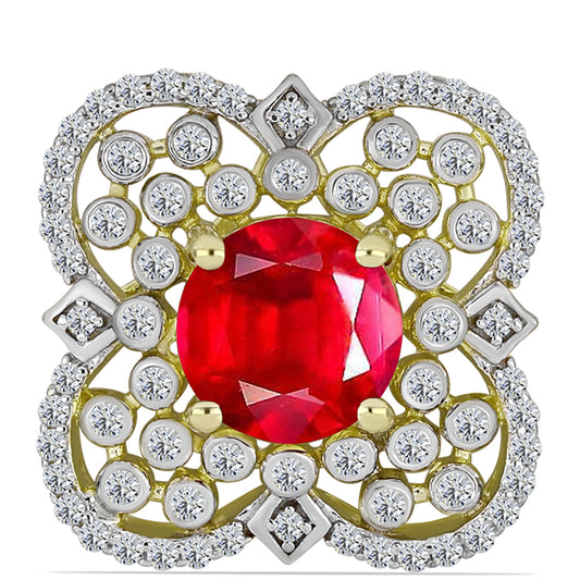 Kullattu hopeaRiipus Punaisella Akaatilla ja Valkoisella Topaasilla