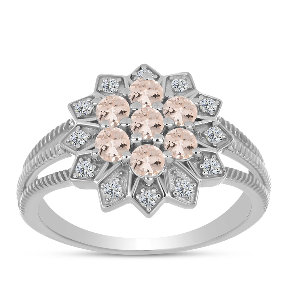 HopeaSormus Gozarehin Morganiitilla ja Valkoisella Topaasilla