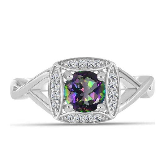 HopeaSormus Brasilian Mystisellä Vihreällä Kvartsilla ja Valkoisella Topaasilla