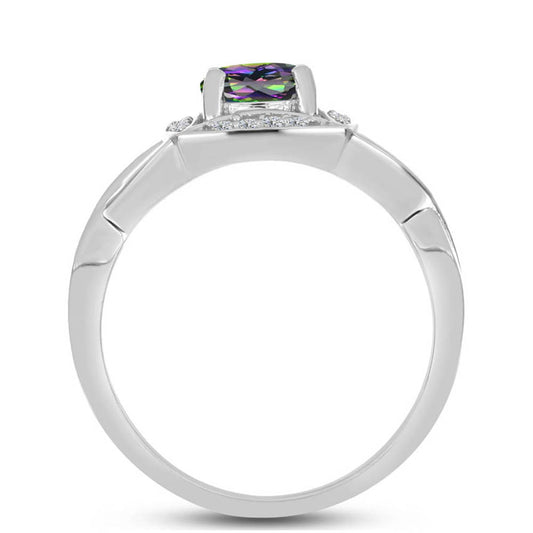 HopeaSormus Brasilian Mystisellä Vihreällä Kvartsilla ja Valkoisella Topaasilla