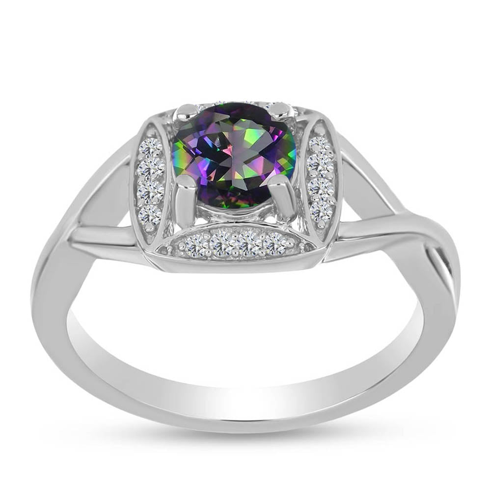 HopeaSormus Brasilian Mystisellä Vihreällä Kvartsilla ja Valkoisella Topaasilla 3 