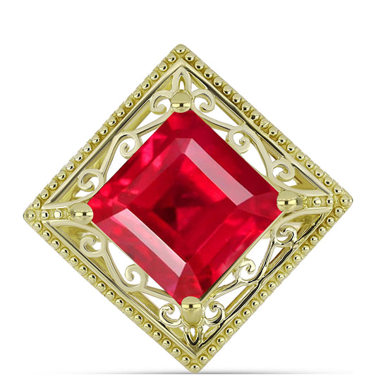 Kullattu hopeaSormus Punaisella Akaatilla