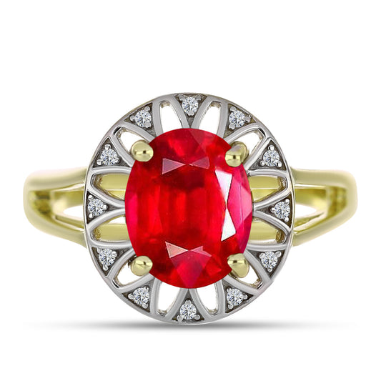 Kullattu hopeaSormus Punaisella Akaatilla ja Valkoisella Topaasilla