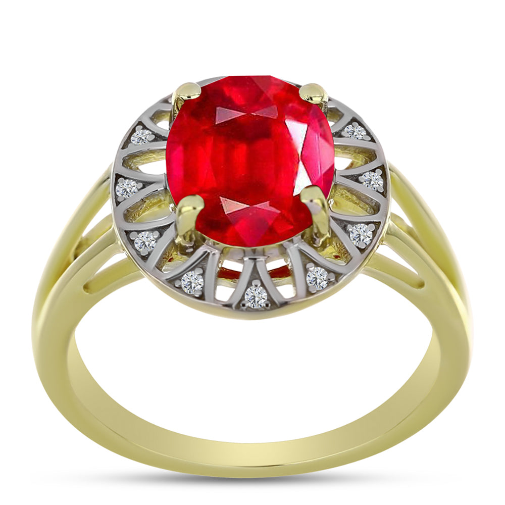 Kullattu hopeaSormus Punaisella Akaatilla ja Valkoisella Topaasilla