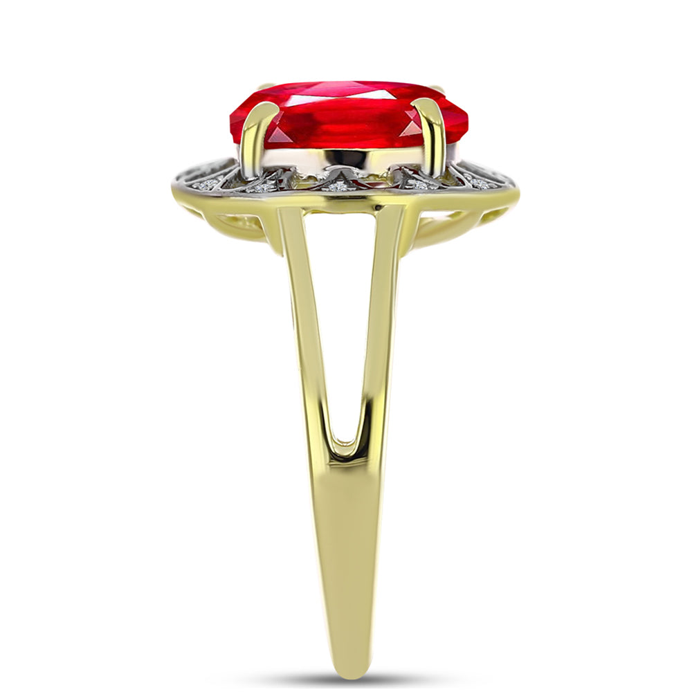 Kullattu hopeaSormus Punaisella Akaatilla ja Valkoisella Topaasilla 4 