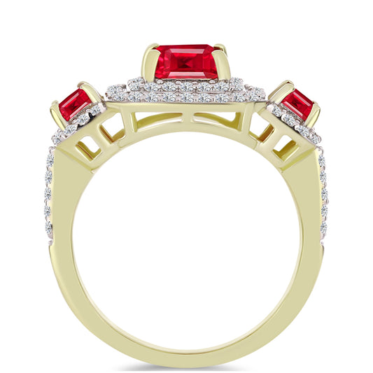 Kullattu hopeaSormus Punaisella Akaatilla ja Valkoisella Topaasilla