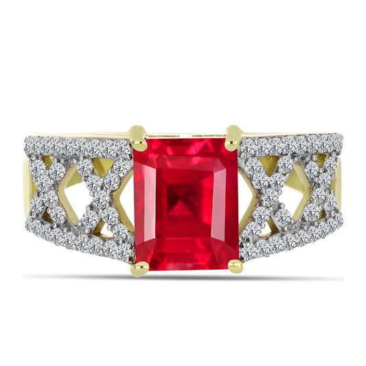 Kullattu hopeaSormus Punaisella Akaatilla ja Valkoisella Topaasilla