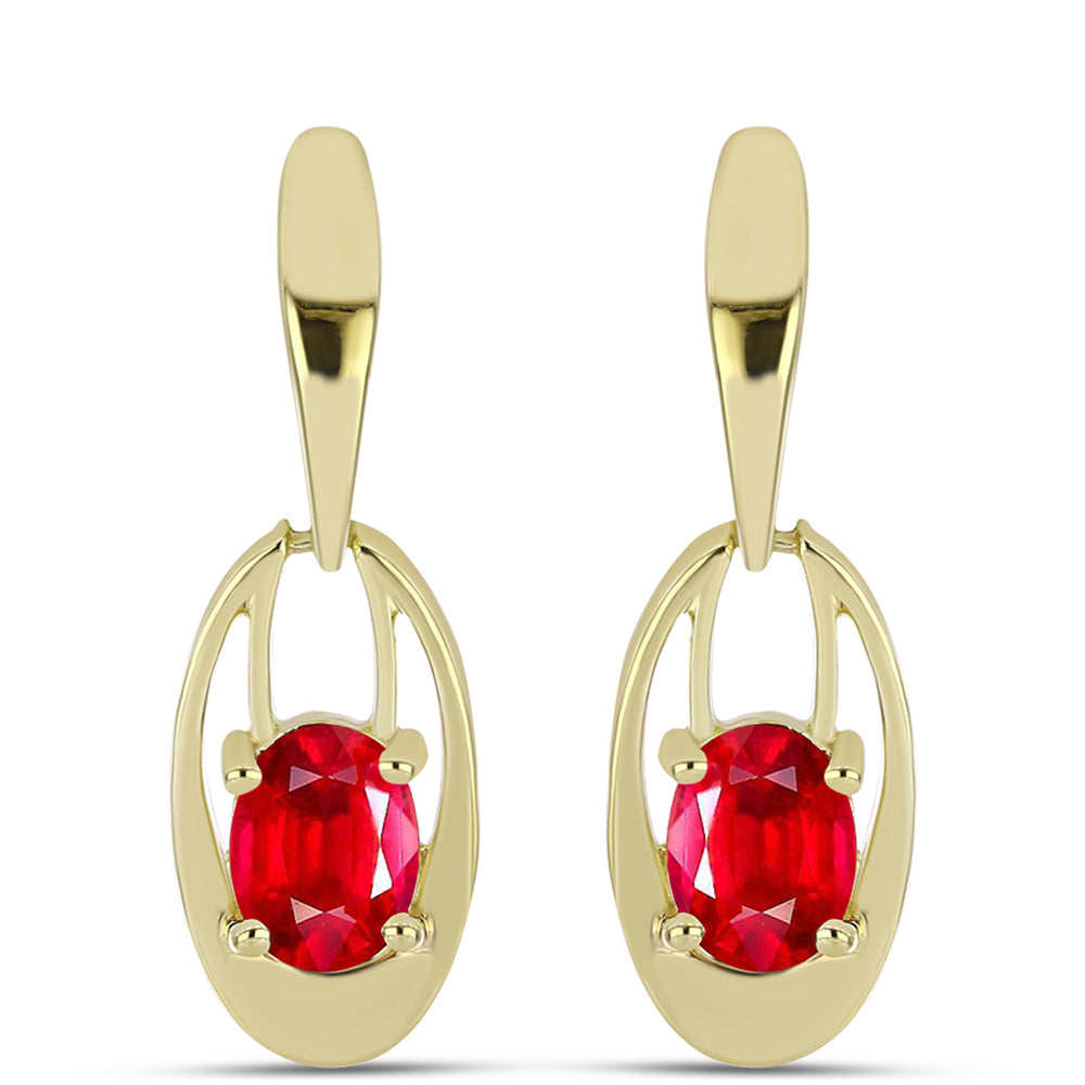 Kullatut hopeat Korvakorut Punaisella Akaatilla 1 