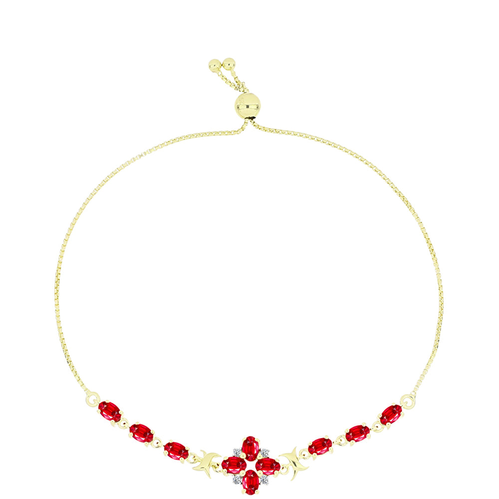 Kullattu hopeaRannekoru Punaisella Akaatilla ja Valkoisella Topaasilla 1 