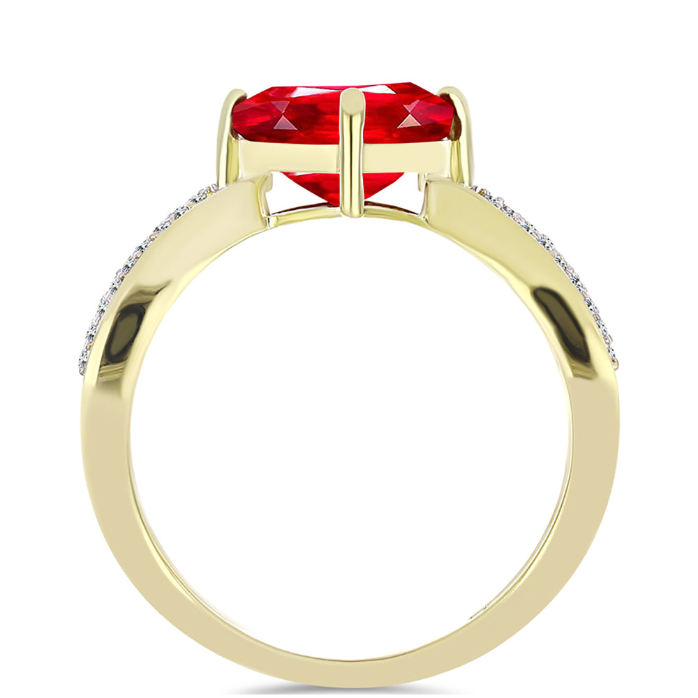 Kullattu hopeaSormus Punaisella Akaatilla ja Valkoisella Topaasilla 2 