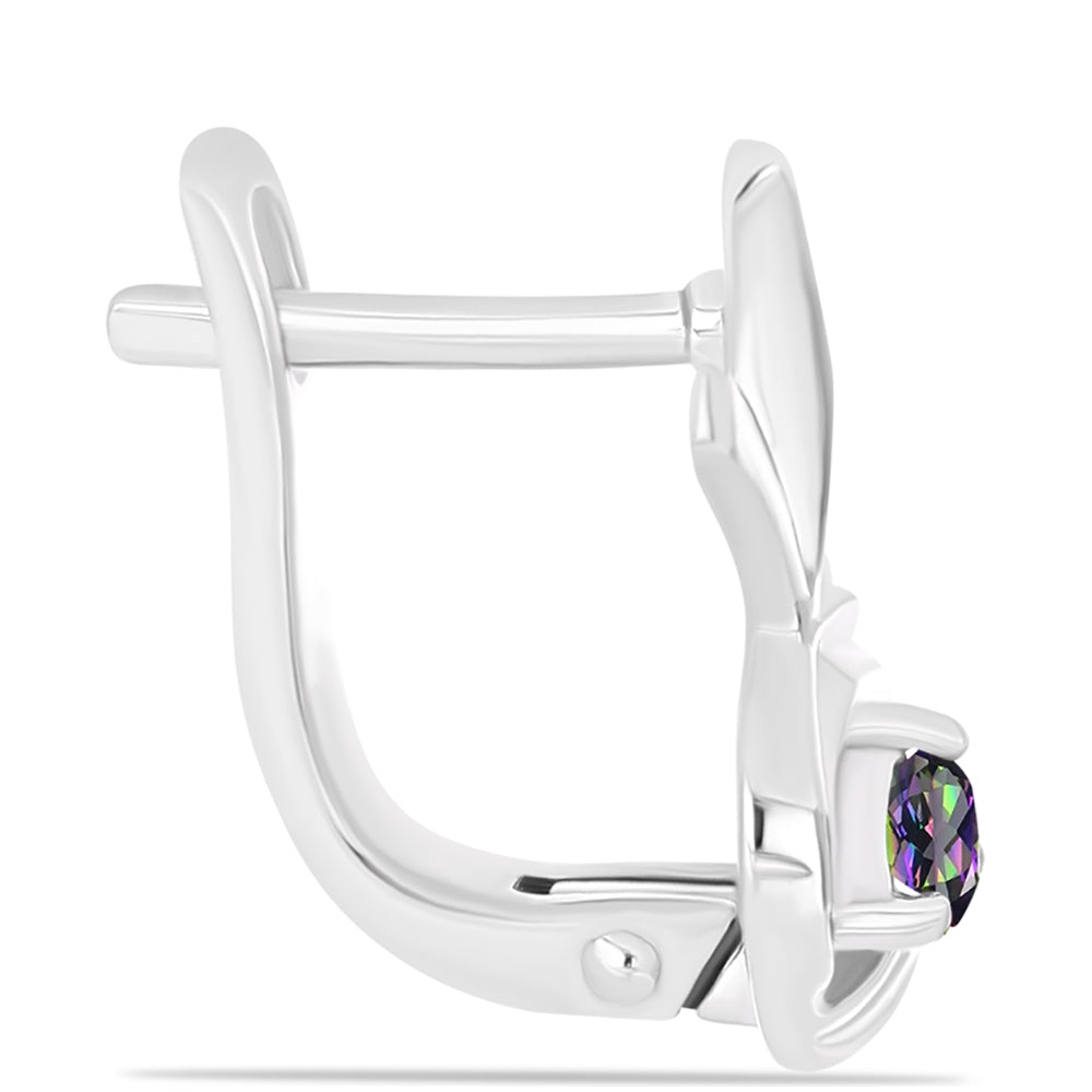 HopeaKorvakorut Brasilian Mystisellä Vihreällä Kvartsilla