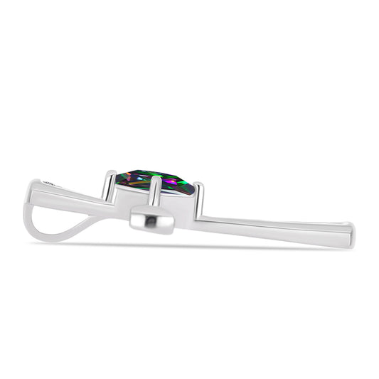 HopeaRiipus Brasilian Mystisellä Vihreällä Kvartsilla ja Valkoisella Topaasilla