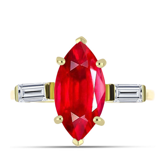 Kullattu hopeaSormus Punaisella Akaatilla ja Valkoisella Topaasilla