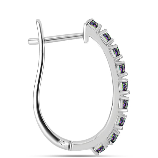 HopeaKorvakorut Brasilian Mystisellä Vihreällä Kvartsilla