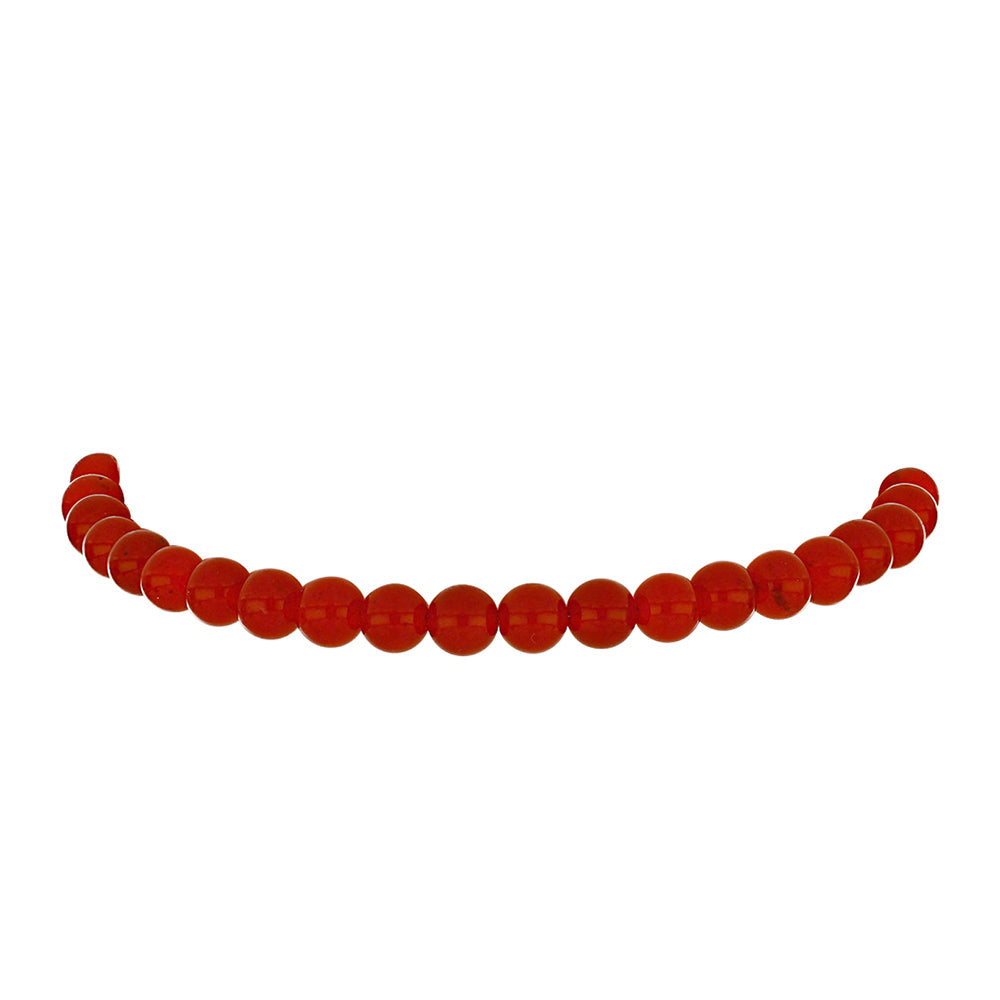 Kullattu hopeaRannekoru Punaisella Akaatilla 2 