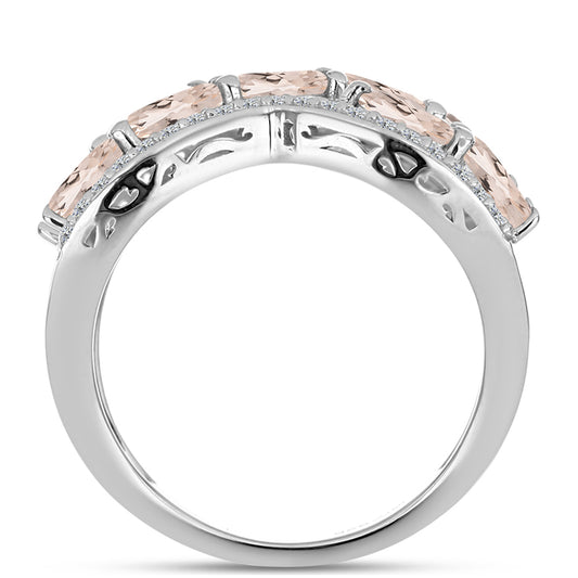 HopeaSormus Gozarehin Morganiitilla ja Valkoisella Topaasilla