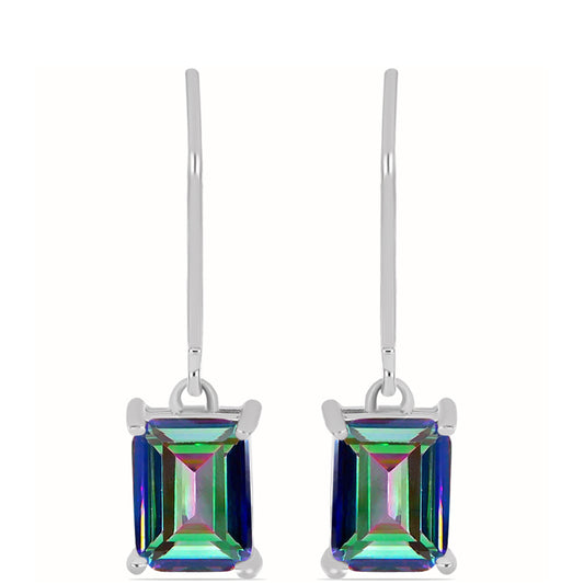 HopeaKorvakorut Brasilian Mystisellä Vihreällä Kvartsilla